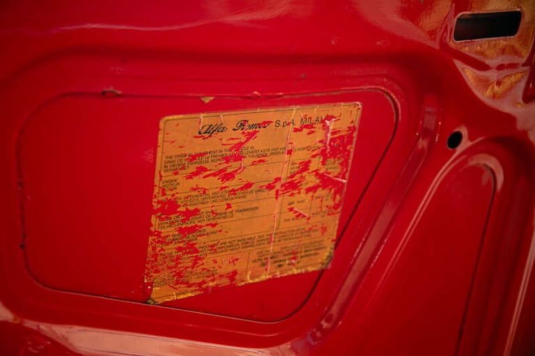  Alfa Romeo 2000 VELOCE Manual