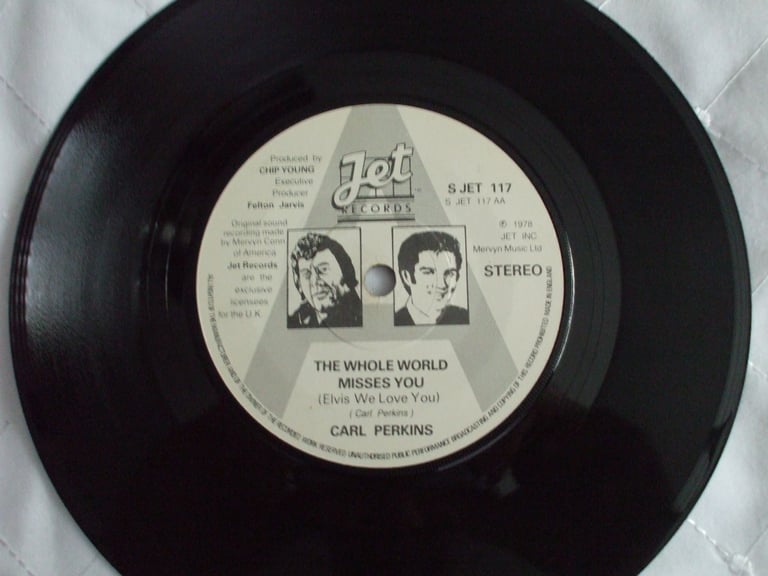 image for Elvis Tribute 7&quot; disc Carl Perkins