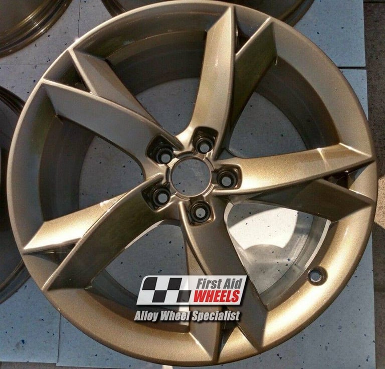 R335BR Swap AUDI A5 S5 8T 4X 19'' GENUINE 5 Y SPOKE GLOSS BRONZE ALLOY WHEELS
