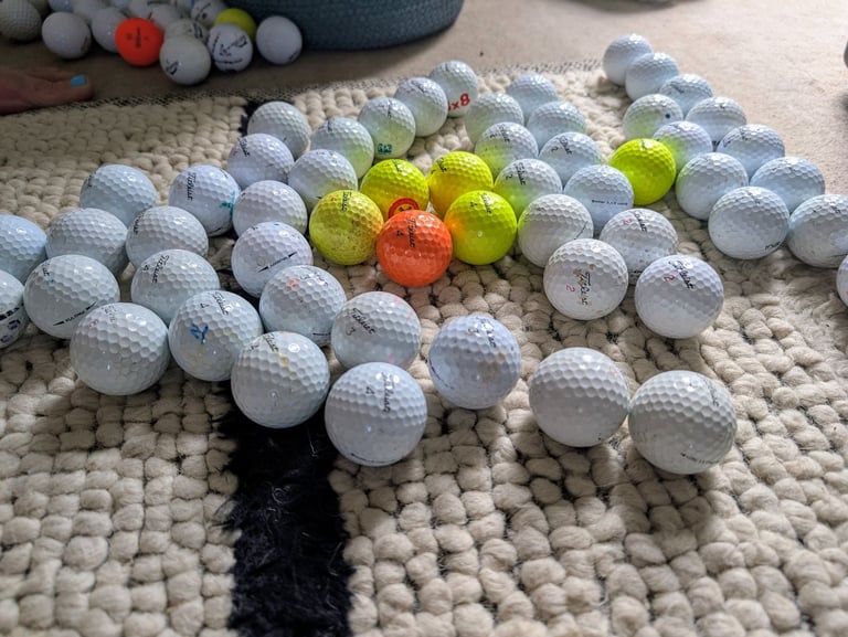 57 B Grade Titleist Golf Balls