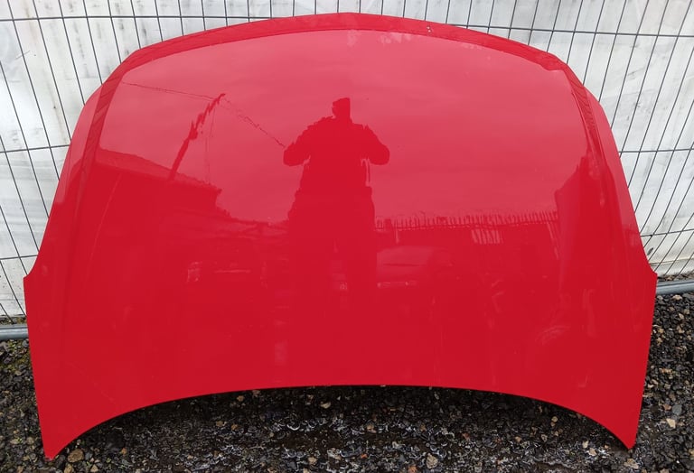 Vauxhall Corsa D Bonnet in Red Z547