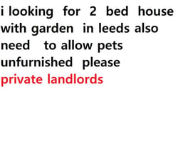 looking for a house to rent in leeds