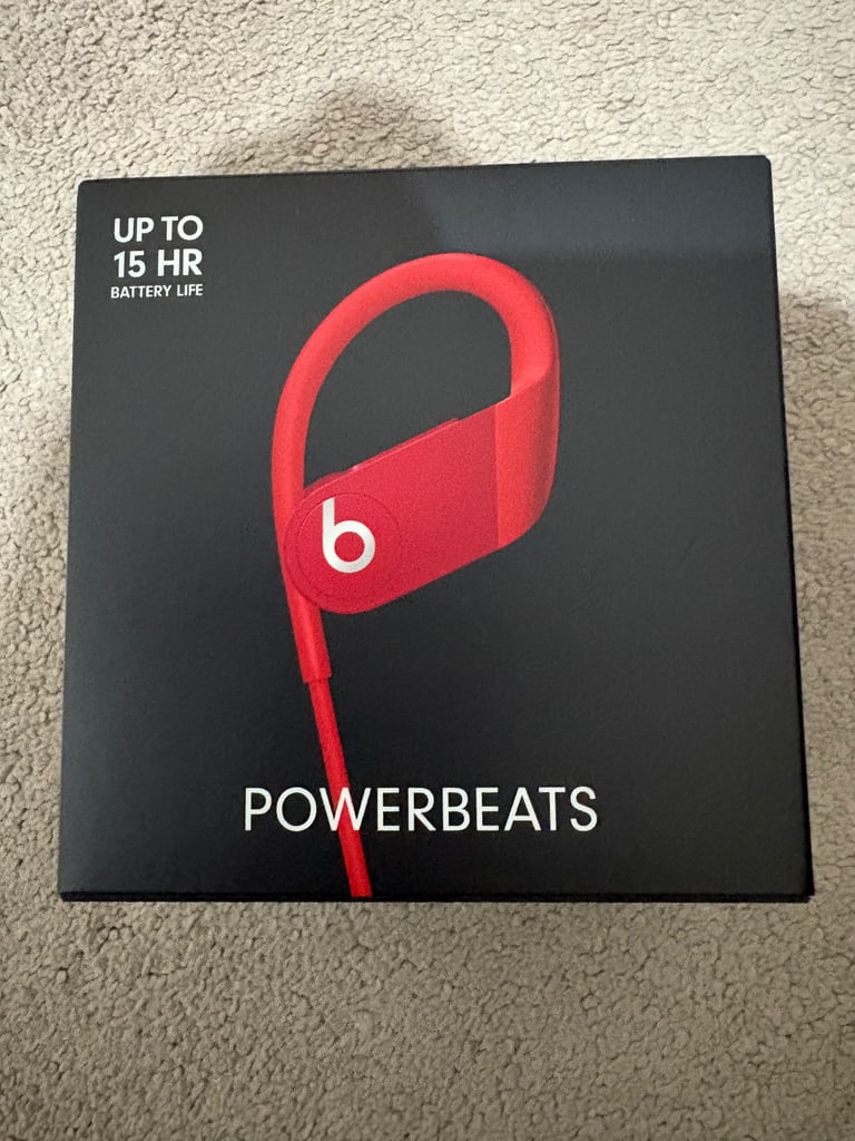image for Powerbeats Wireless Bluetooth In-Ear Sport Headphones with Mic/Remote, Red