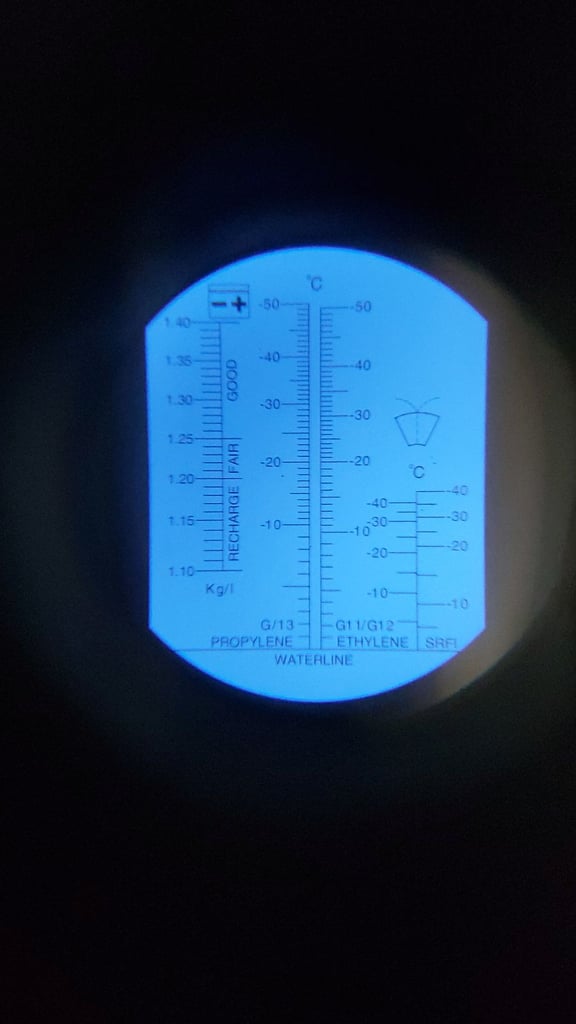 NEW Portable ATC Refractometer Freezing Point Meter for Glycol Antifreeze Coolant