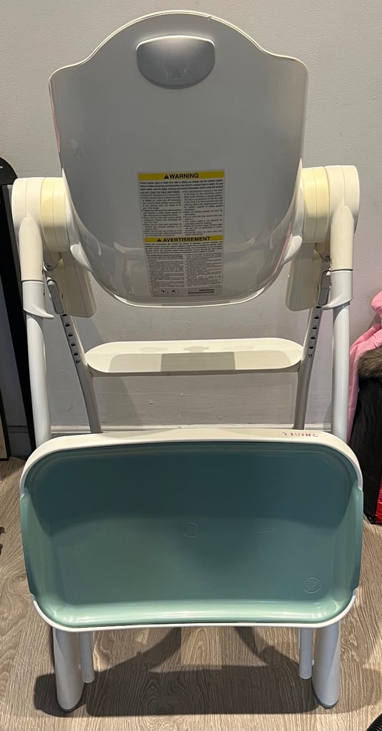Oribel Folding Reclining Highchair Pistachio Green