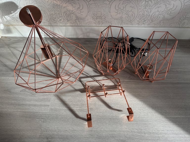 Rose Gold Ceiling Light & Lamps 