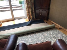 FREE! High quality Ulster carpet and thick underlay - both in excellent condition