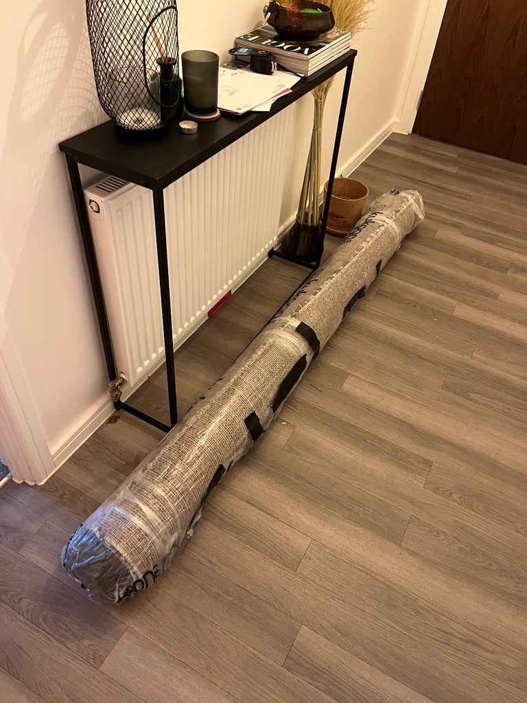 image for High pile cream and brown rug