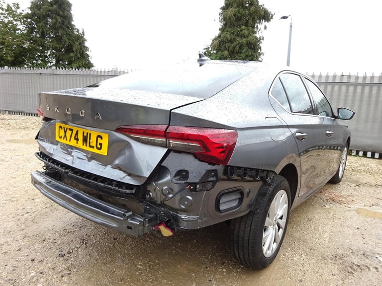 2024 74 REG SKODA OCTAVIA SE L TSI E-TEC AUTO DAMAGED REPAIRABLE SALVAGE