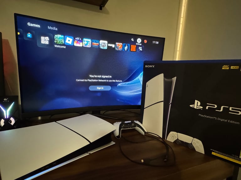 image for Playstation 5 Digital Edition + DuelSense Wireless Controller