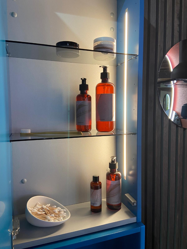 Dansani YOU! Urban 160cm set inc LED Mirror & Storage Bespoke Blue rrp £11163