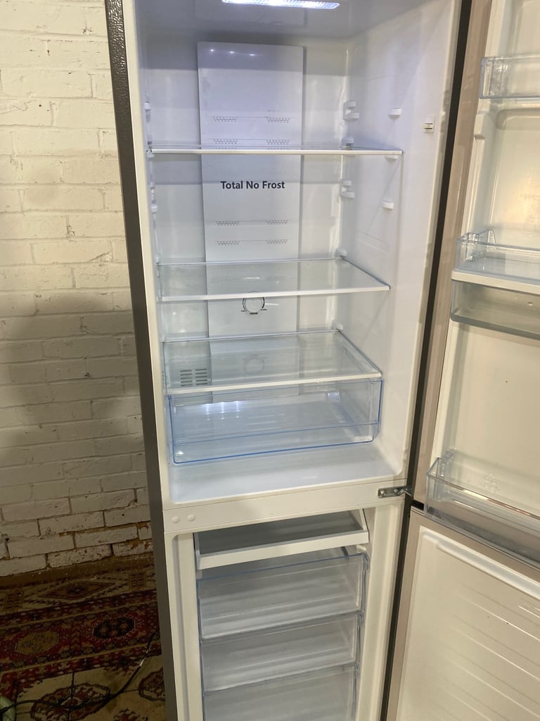 🚚Tall FridgeMaster Grey Fridge Freezer With Water Dispenser Frost Free For Sale 