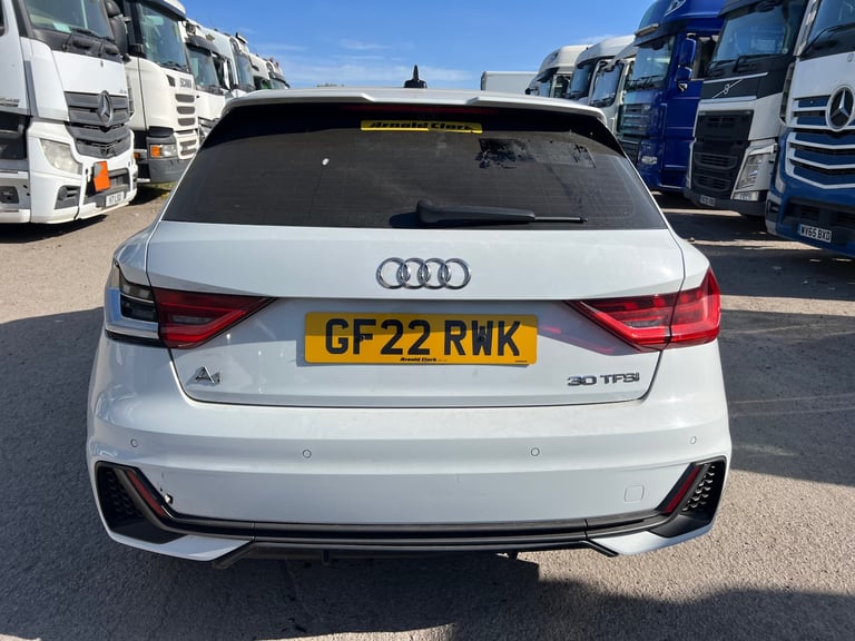 2022 AUDI A1 S LINE WHITE 1.0 PETROL AUTOMATIC 5dr DAMAGED SALVAGE 