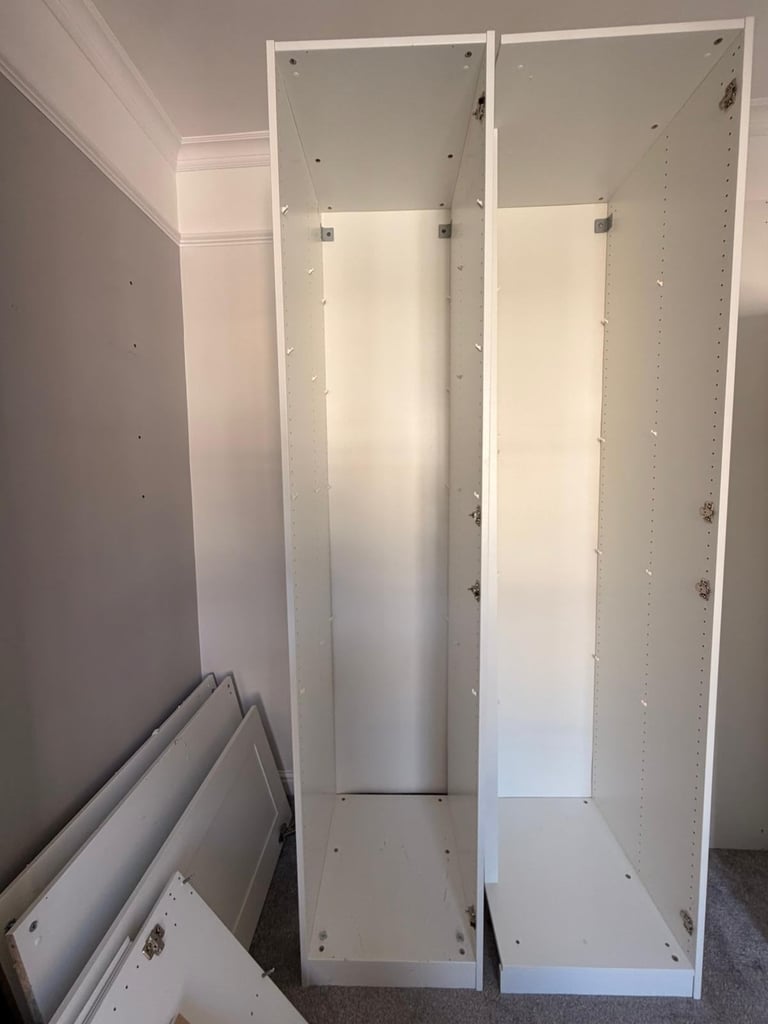 image for FREE IKEA Pax style corner 3-wardrobe unit set