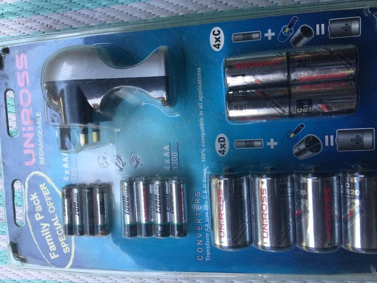Rechargeable batteries unopened 