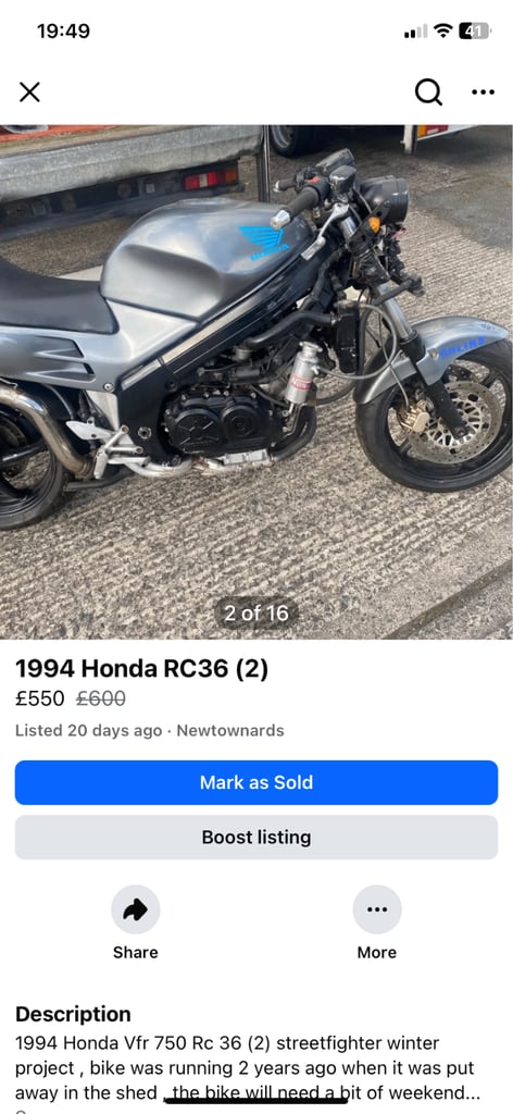 Honda, 1994, 748 (cc)
