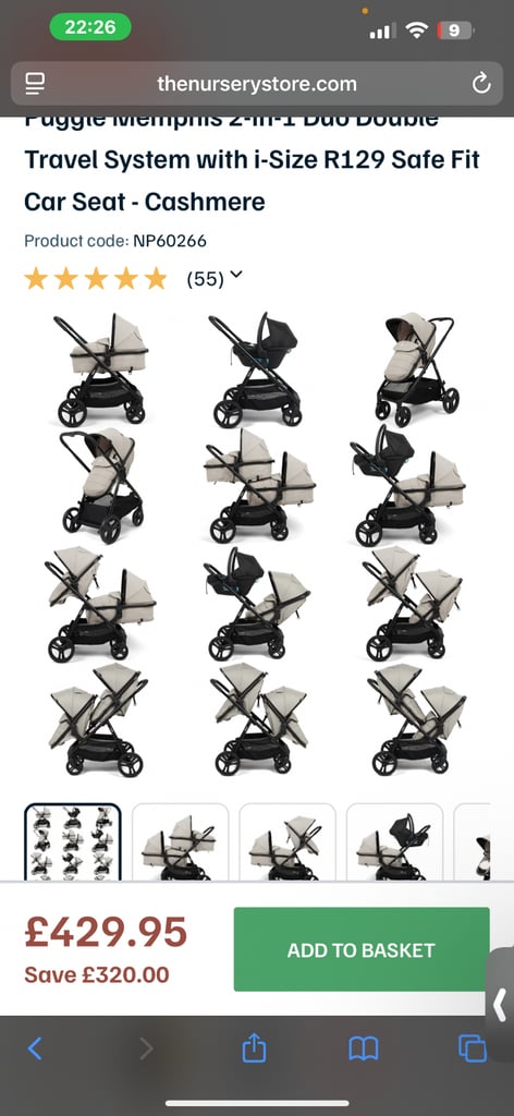 image for Double pram