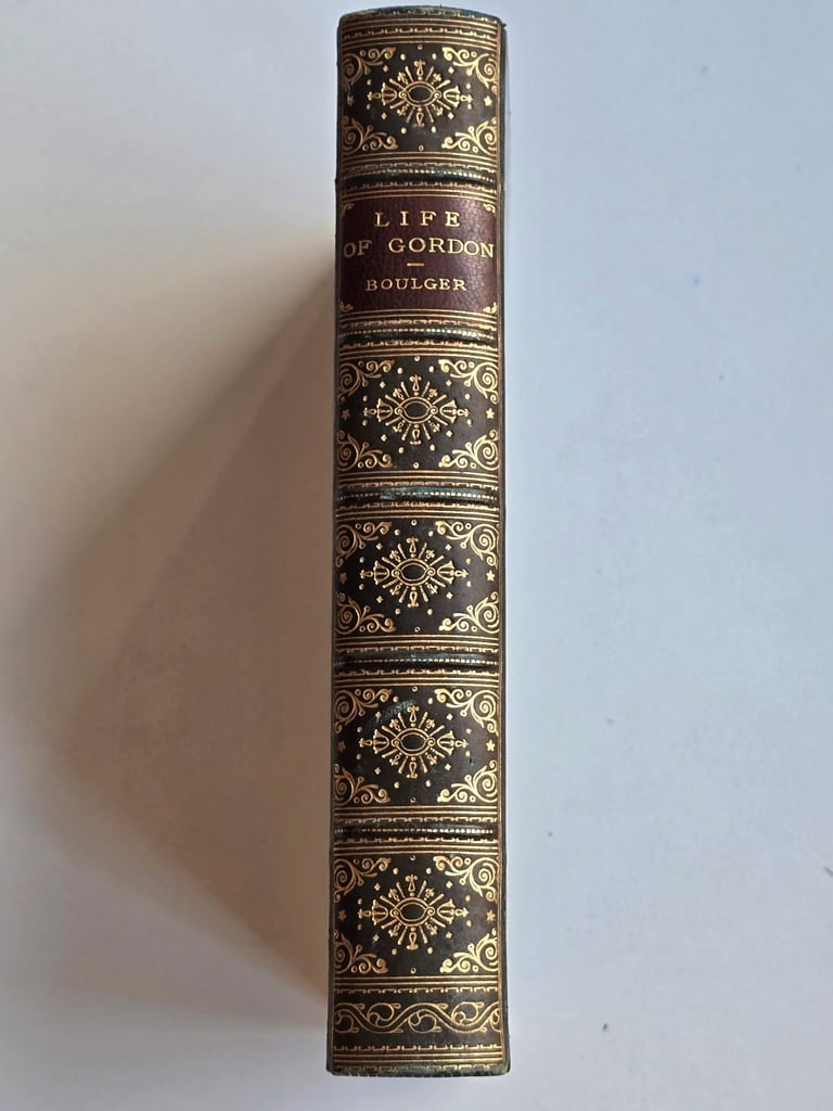 image for 18/1900s Antique Life of Gen. Charles Gordon by Boulger Leatherbound Book