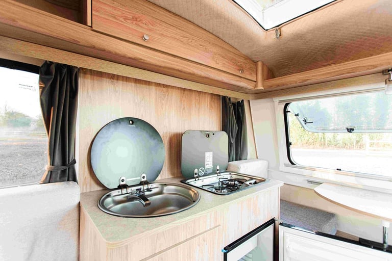 Freedom Microlite Sport | 3 Berth Small Caravan with Pop-Top Roof