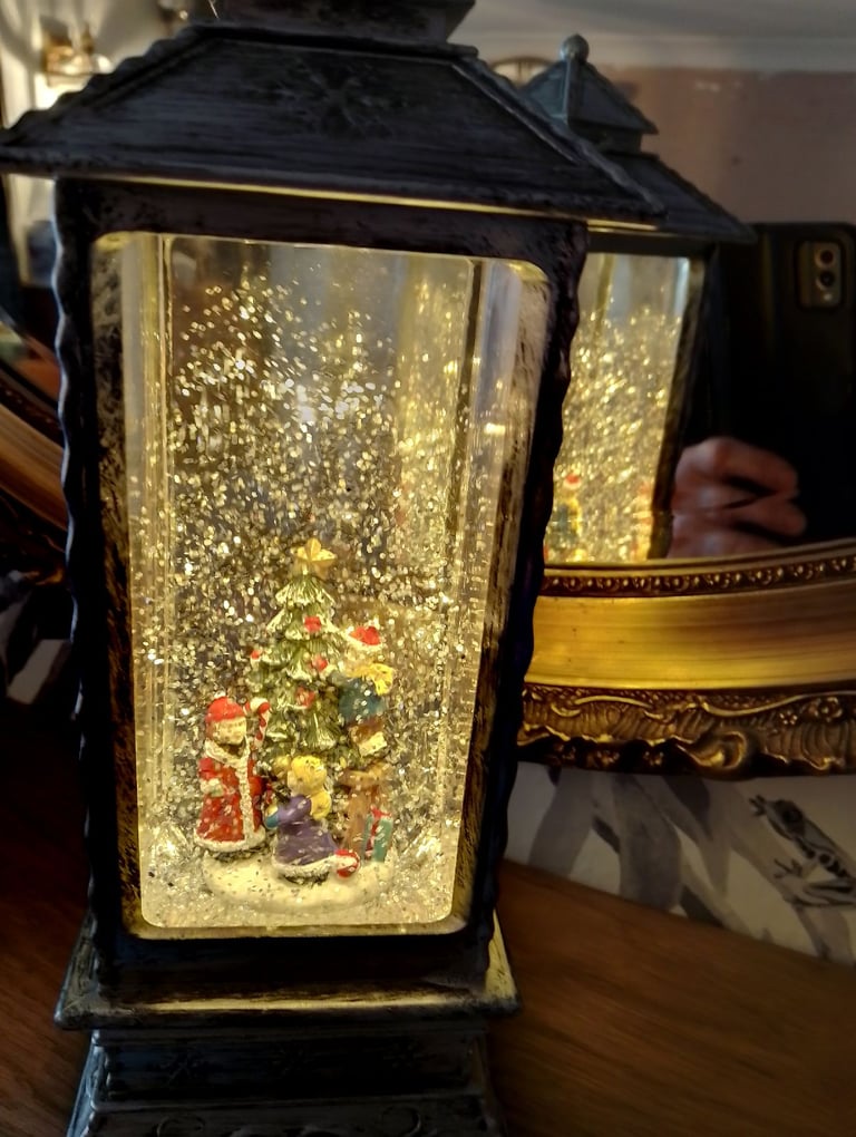 Christmas Glitter Lantern