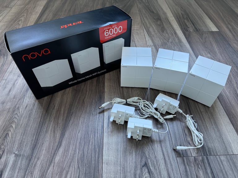 image for Tenda MW6 wireless mesh 3 pack - WiFi mesh seamless internet