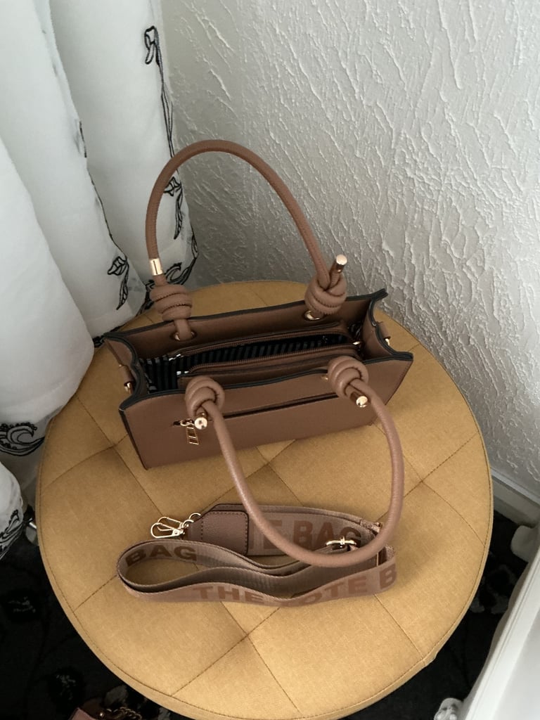 Toto brown ladies bag size 9” x 6”