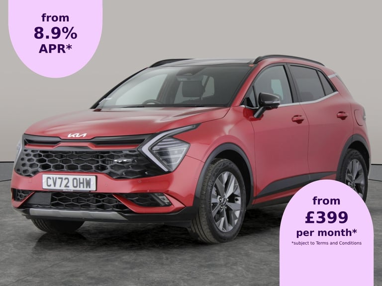 2022 Kia Sportage 1.6 h T-GDi GT-Line S SUV 5dr Petrol Hybrid Auto AWD Euro 6 (s/s) (226 bhp) Suv...