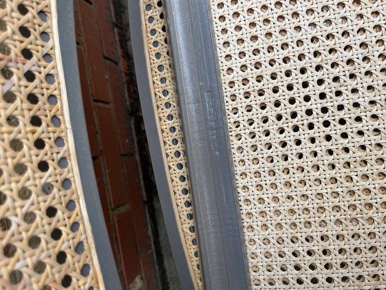 Rare Set of 4 vintage Bauhaus Marcel Breuer grey Cesca dining chairs