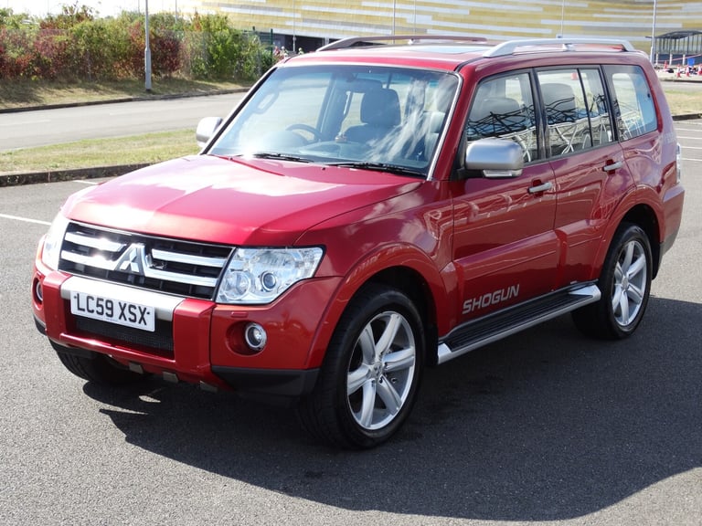 2009 MITSUBISHI SHOGUN 3.2 DIESEL DIAMOND DI-D LWB 7 SEATS AUTO 4WD TOW BAR RED
