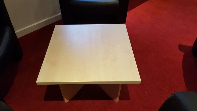 Very sturdy coffee / occasional table. 60cm square 40 cm height