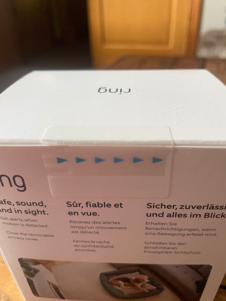 NEW Ring Indoor Camera 1080p HD Video Plug In