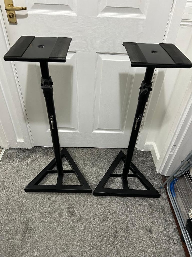 image for Nordell Studio monitor speaker / projector stands 36 - 60 inches adjustable height (Pair)
