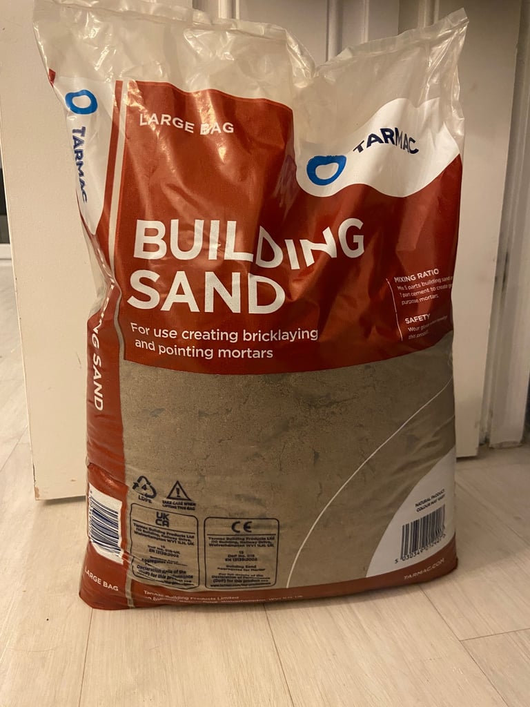 image for X2 Tarmac Building Sand – Large Bags (Unused & Sealed)