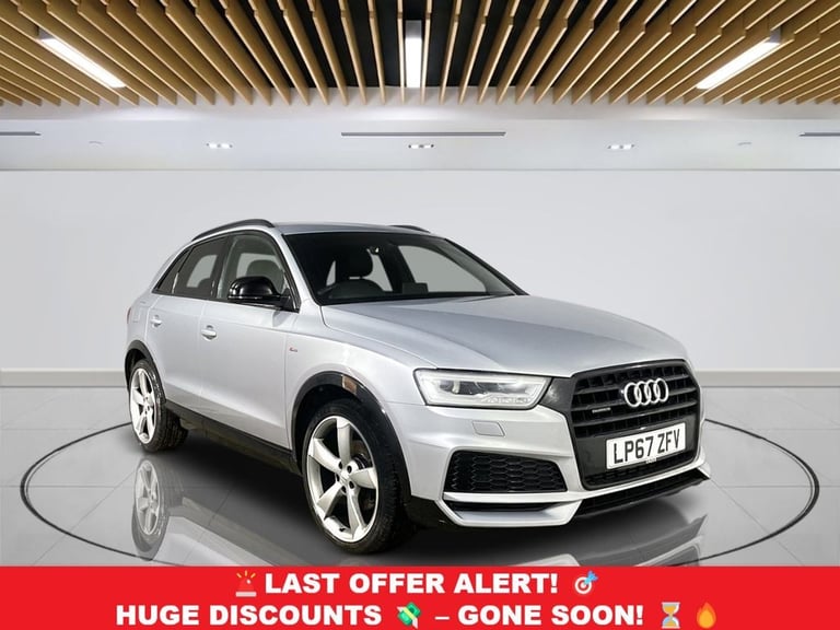 image for 2018 Audi Q3 2.0 TFSI Black Edition SUV 5dr Petrol S Tronic quattro Euro 6 (s/s) (180 ps ESTATE P...