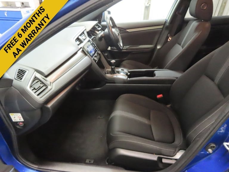 2018 68 HONDA CIVIC 1.0 VTEC TURBO SR HATCHBACK 5DR PETROL MANUAL EURO 6 (S/S) (