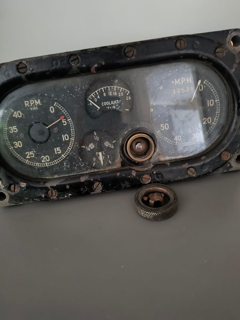 Austin champ instrument cluster 