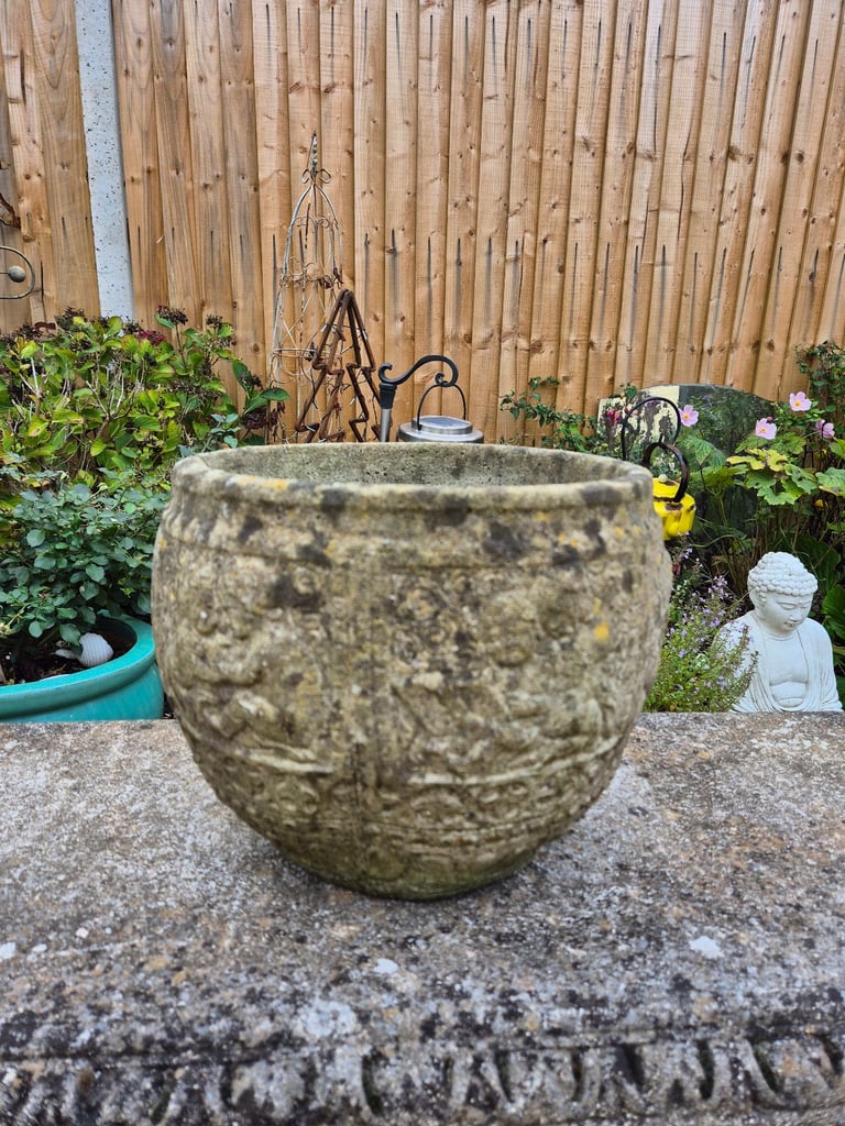image for An Old Weathered/ Concrete Planter 