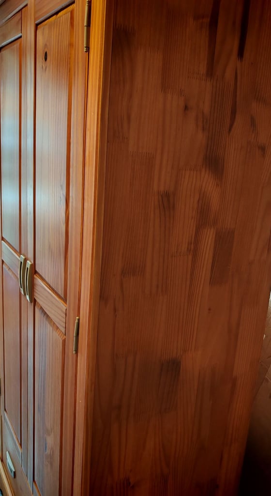 Pine wardrobe 