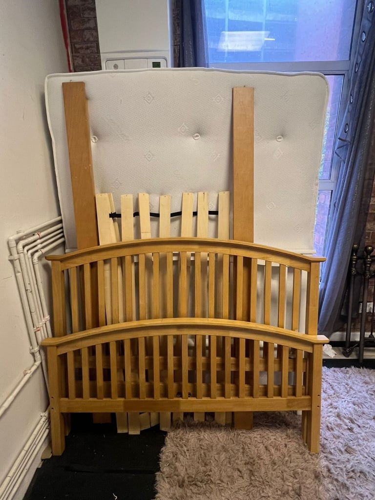 image for Oakwood double bed frame £89