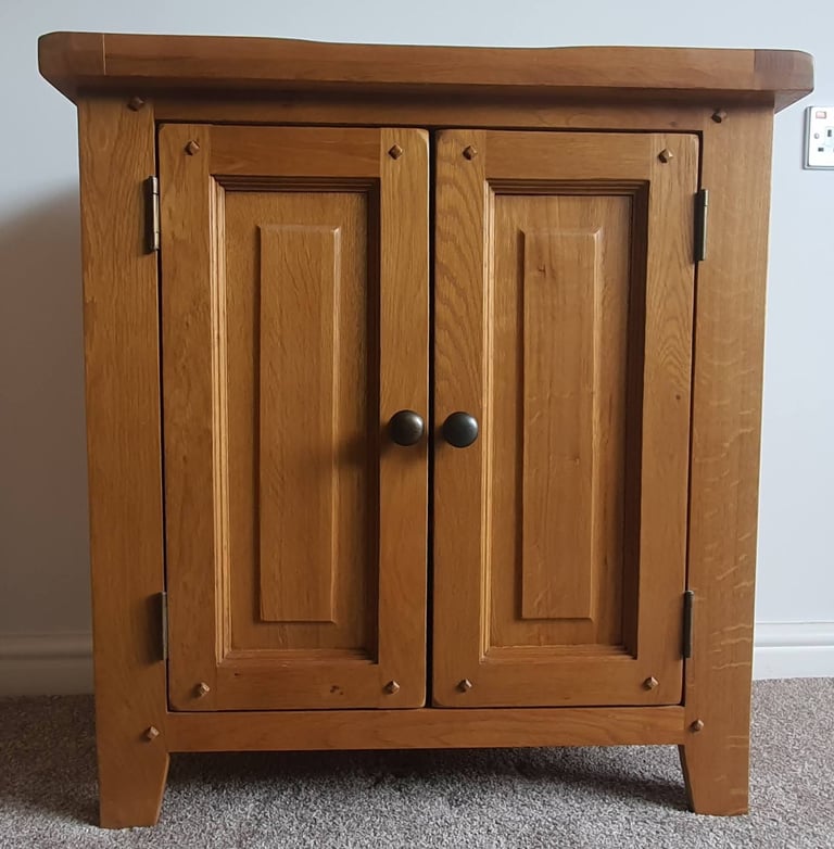 image for Oak Effect Small Freestanding Cupboard 