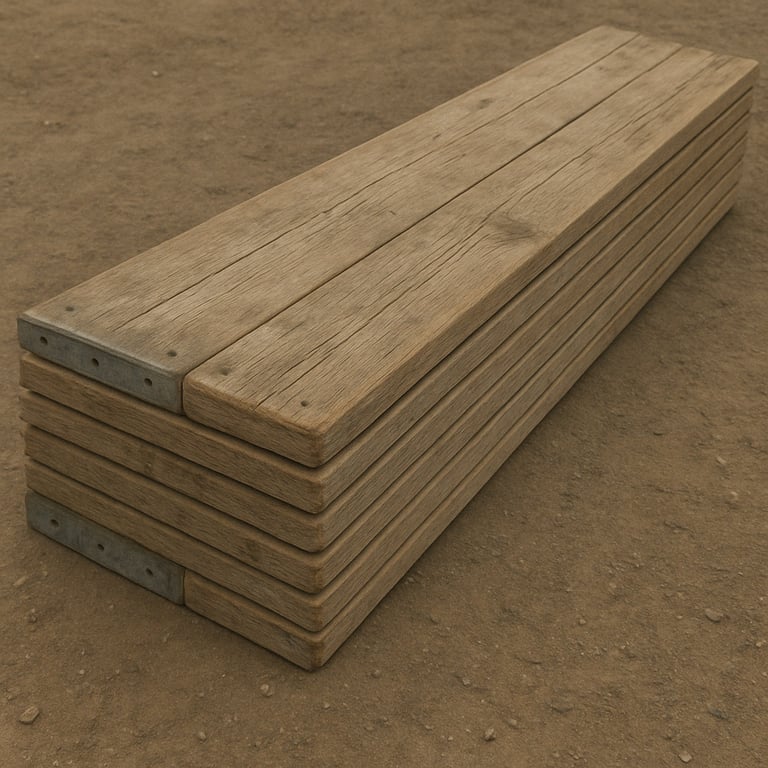 10ft Reclaimed Scaffold Boards – Rustic Timber, Ideal for DIY & Furniture