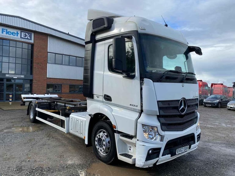 MERCEDES ACTROS 1824 *EURO 6* 4X2 DEMOUNT CHASSIS CAB 2018 - BV67 OUK