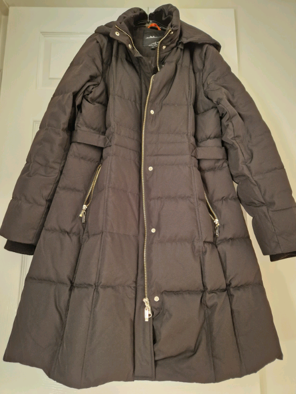 image for Black long winter coat