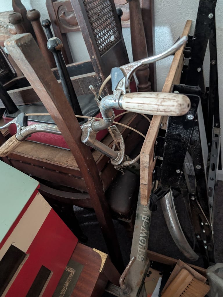Vintage Raleigh Stowaway folding bicycle bike for restoration 