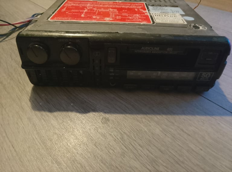Vintage Audioline Car Cassette Stereo Retro Collectables 