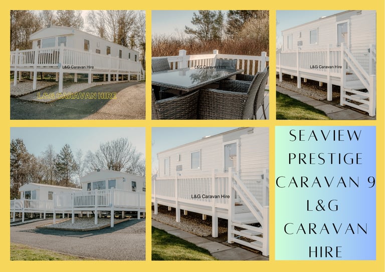 Sea View Prestige Caravan For Hire Craig Tara - Haven Ayr Scotland - 3 Caravans available 