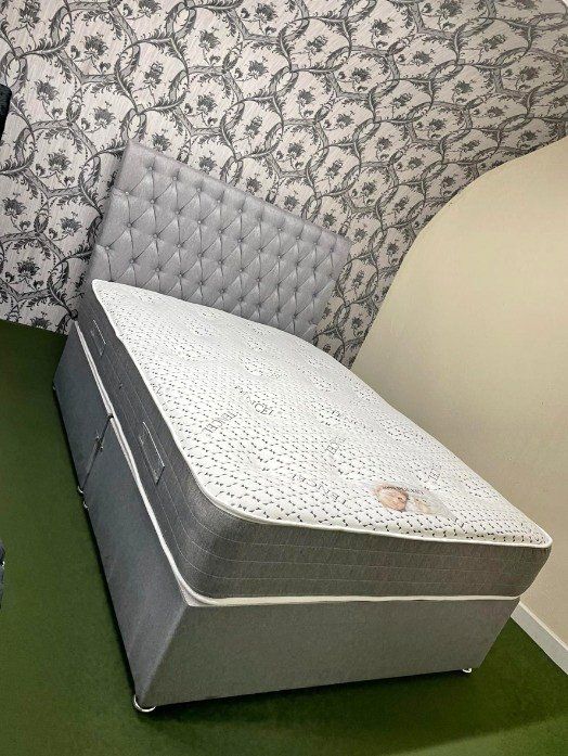 ** Limited Stock – Double Divan Bed, Optional Mattress & Drawers, October Sale Offer **