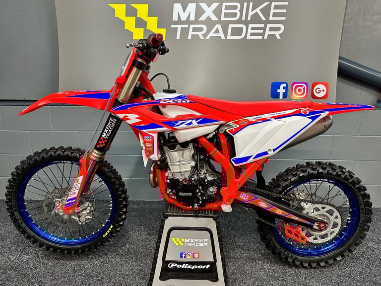 2025 BETA RX 450 MX - ZERO HOUR UNUSED BIKE - INCLUDES VAT - CRF SXF SX FC MC KX