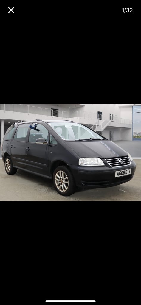 image for 2008 Volkswagen Sharan 1.9 TDI SE 115 5dr Tip Auto MPV Diesel Automatic