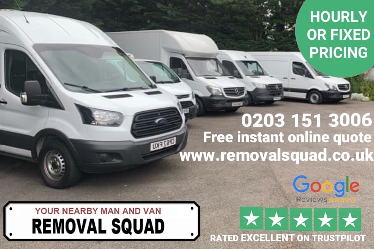  CHEAP & UNBEATABLE, MAN & VAN HIRE, REMOVALS, MOVING HOUSE/FLAT/OFFICE UK & EUROPE 24/7 SPW1